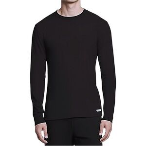 Calvin Klein Thermal Mens Black Lounge Waffle Knit Cozy Comfort Size M